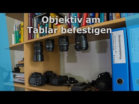 Objektiv Befestigung - platzsparend und einfach mit dem 3D-Drucker gemacht - Fusion 360 tutorial